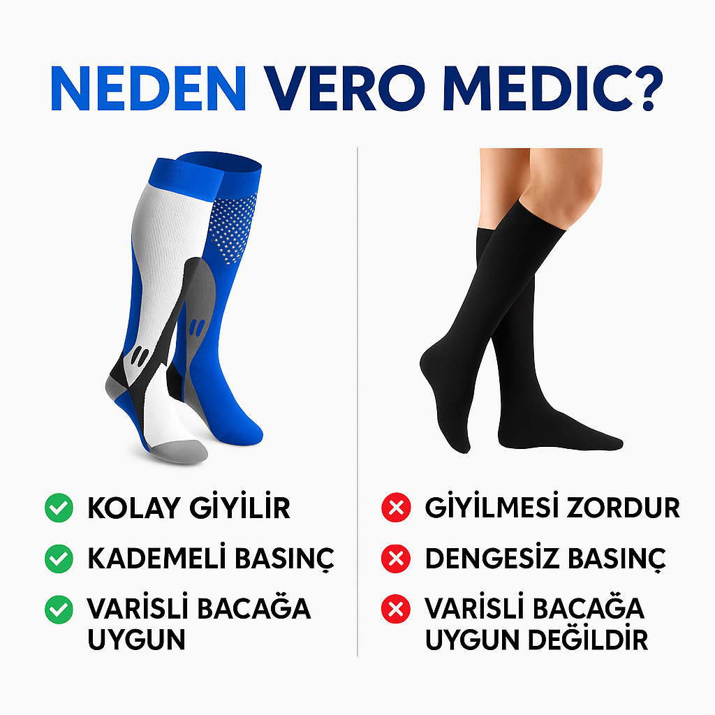 Vero Medic Kompresyon Çorapları